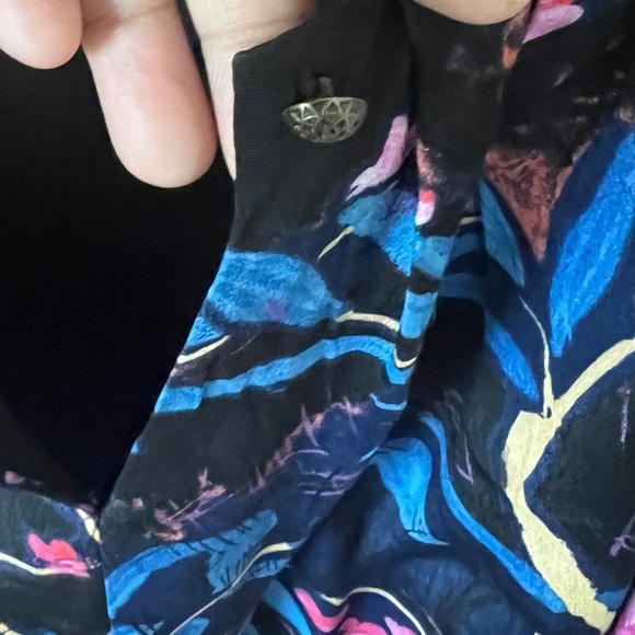 Anthropologie Maeve size 8 blue‎ printed dress - Picture 5 of 12